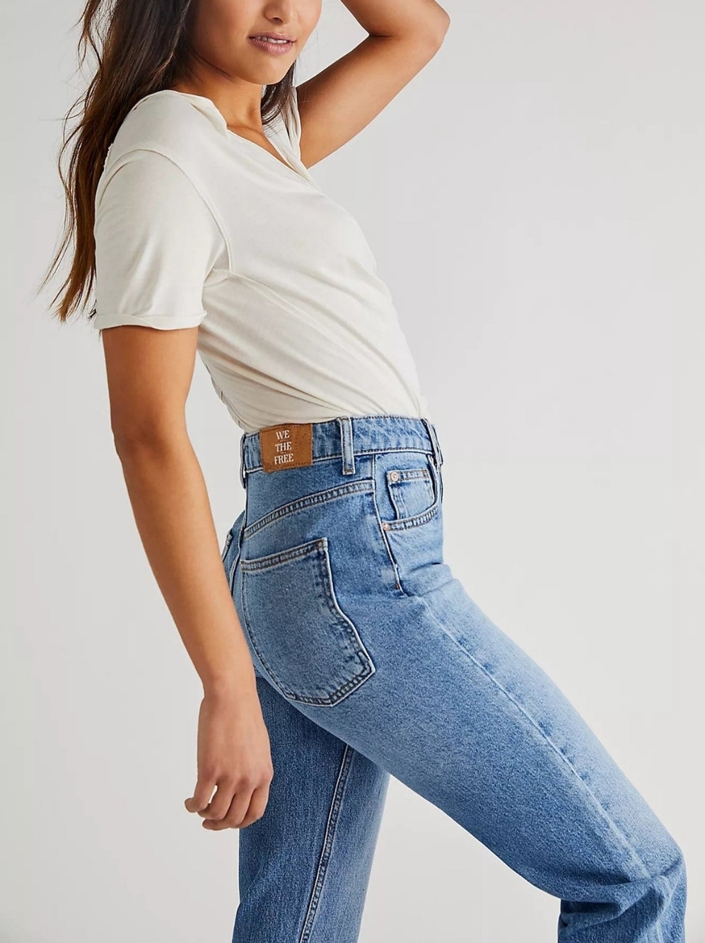 Free People Pacifica Straight-Leg Jeans - Picture 3 of 10